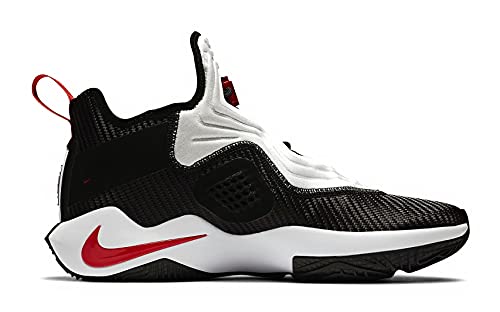 Nike Lebron Soldier XIV Basketball Shoes - Black/White