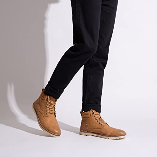 Vostey Men's Waterproof Chukka Hiking Boots - Brown