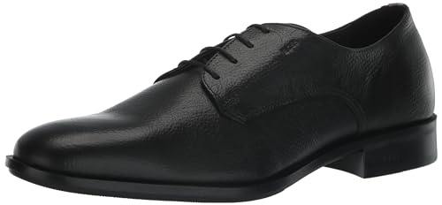 BOSS Men's Stormy Black Leather Derby Shoe