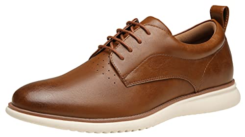 Men's Casual Retro Derby Oxfords - Brown