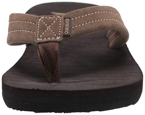 Quiksilver Men's Carver Suede Beach Sandals, Brown