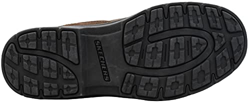 Skechers Men's Waterproof Leather Chukka Boot, Chocolate