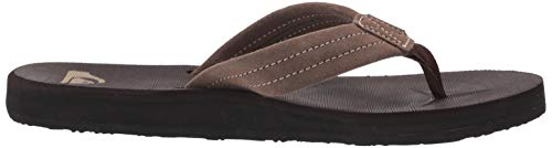 Quiksilver Men's Carver Suede Beach Sandals, Brown
