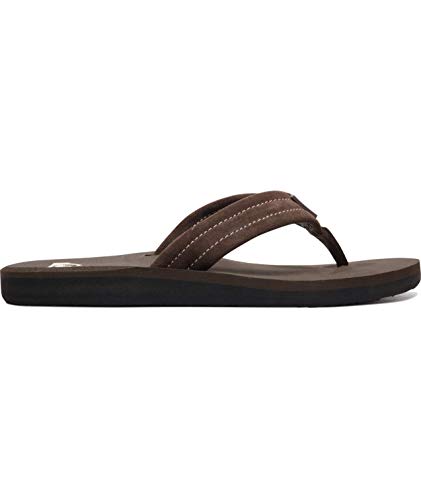 Quiksilver Men's Carver Suede Beach Sandals, Brown