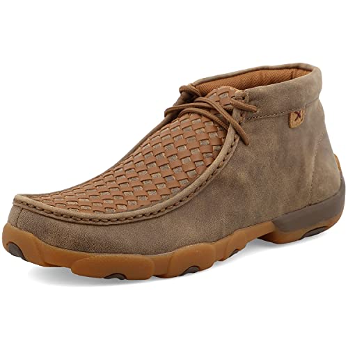 Men's Bomber Tan Chukka Ankle Boots, Size 10.5
