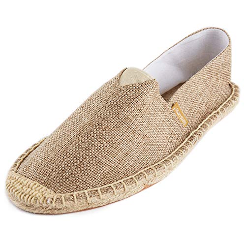 Alexis Leroy Men's Classic Canvas Espadrilles - Apricot