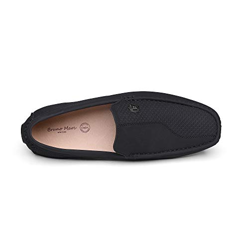 Bruno Marc Men's Black Moccasin Loafers Size 11