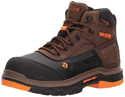 Wolverine Men's Overpass Mid Work Boot - Brown