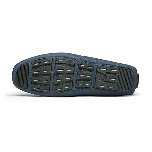 Navy Men's Penny Loafers Moccasins by Bruno Marc
