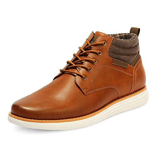 Bruno Marc Men's Tan Chukka Dress Sneakers