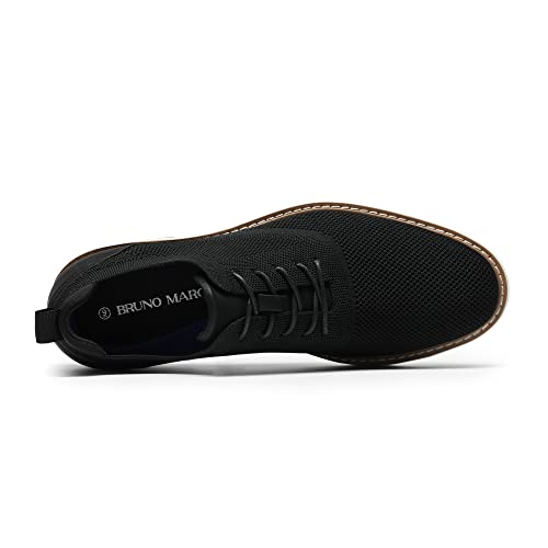 Bruno Marc Men's Black Dress Oxfords, Size 12