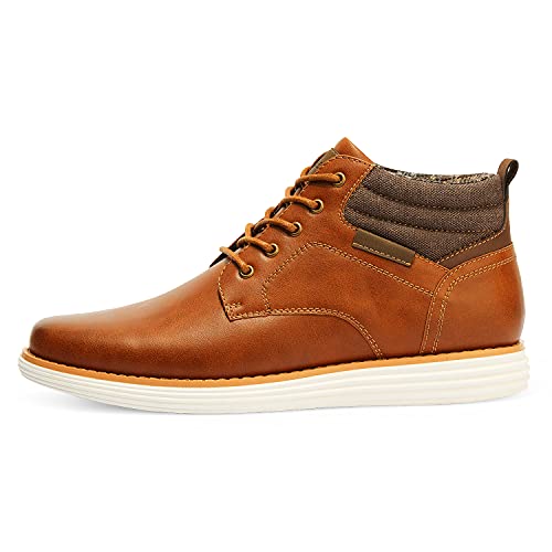 Bruno Marc Men's Tan Chukka Dress Sneakers