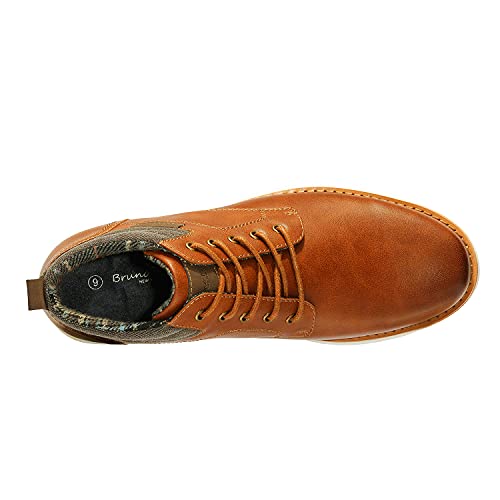 Bruno Marc Men's Tan Chukka Dress Sneakers