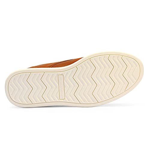 Bruno Marc Men's Tan Chukka Dress Sneakers