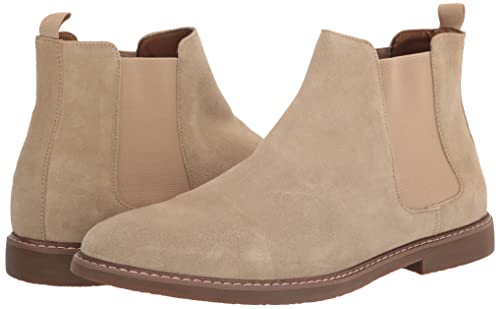 Steve Madden Men's Highline Chelsea Boots, Sand Suede