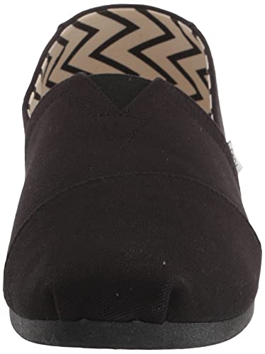TOMS Men's Black Alpargata Loafer, Recycled Canvas