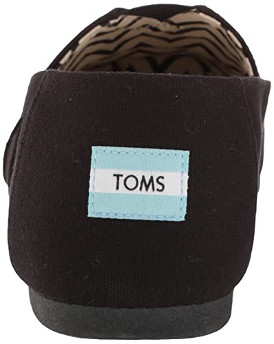 TOMS Men's Black Alpargata Loafer, Recycled Canvas