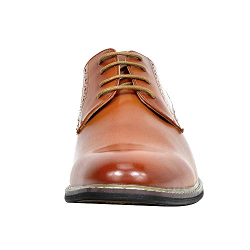 Bruno Marc Men's Classic Leather Derby Oxfords