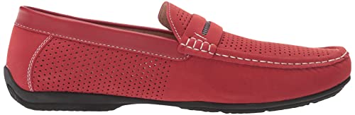 Stacy Adams Men's Red Slip-On Driving Loafer