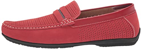 Stacy Adams Men's Red Slip-On Driving Loafer