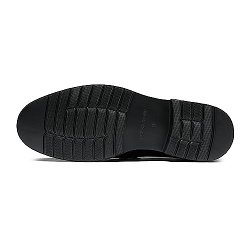Bruno Marc Black Penny Loafers for Men, Size 9.5