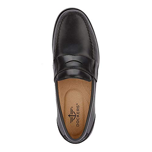 Dockers Men's Black Colleague Loafers, Size 12