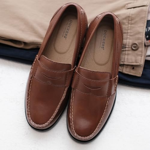 Dockers Men's Black Colleague Loafers, Size 12