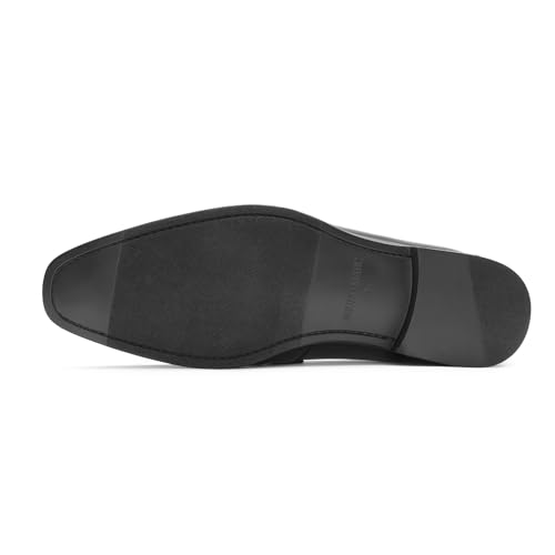 Bruno Marc Men's Black Velvet Dress Loafers