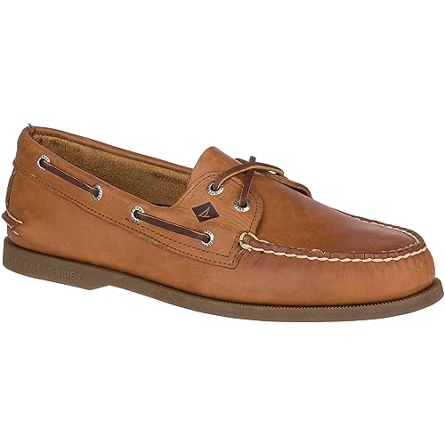 Sperry Men's Sahara Leather 2-Eye Boat Shoes