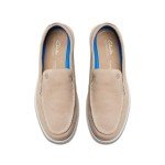 Clarks Men's Flexway Moccasin in Sand Suede