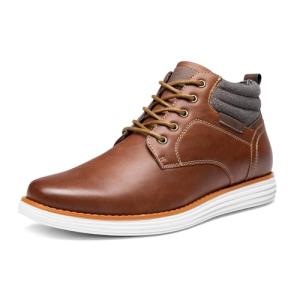 Bruno Marc Men's Tan Chukka Dress Sneakers