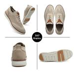 Men's Lightweight Mesh Casual Oxfords Sneakers - Beige