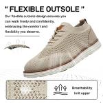 Men's Lightweight Mesh Casual Oxfords Sneakers - Beige