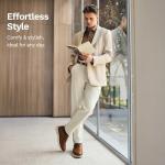 Bruno Marc Men's Brown Wingtip Dress Sneakers Size 12