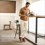 Bruno Marc Men's Tan Chukka Dress Sneakers