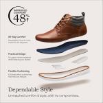 Bruno Marc Men's Tan Chukka Dress Sneakers