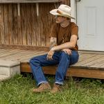 Men's Bomber Tan Chukka Ankle Boots, Size 10.5