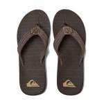 Quiksilver Men's Carver Suede Beach Sandals, Brown