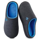 RockDove Men's Two-Tone Memory Foam Slippers