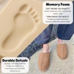 Dearfoams Men's Suede Closed Toe Slide Slippers