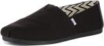 TOMS Men's Black Alpargata Loafer, Recycled Canvas