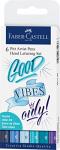 Faber-Castell Blue Brush Lettering Pen Set
