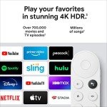 Google Chromecast with Google TV 4K Streaming Stick