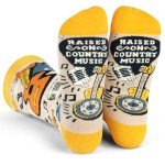Country Music Socks for Music Lovers - Unisex