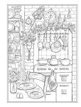 Country Charm Adult Coloring Book for Relaxation