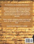 Country Music Word Search Puzzle Book