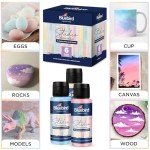 BLUEBIRD Pastel Acrylic Paints 6-Pack for Beginners