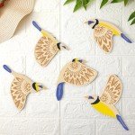 Wooden Flying Birds Wall Art – Rustic Decor