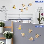 Wooden Flying Birds Wall Art – Rustic Decor