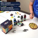 6-Pack Acrylic Paints for Kids & Beginners